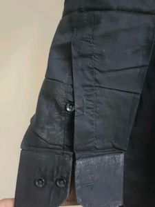 Black Men's Kurta Pajama Set