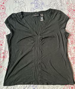 Basic Black V-Neck T-Shirt