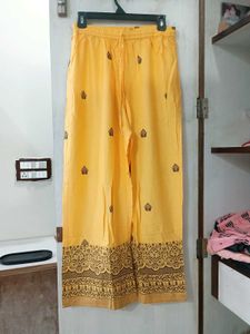 Elegant Brown Kurta with Yellow Plazzo (BRAND NEW)