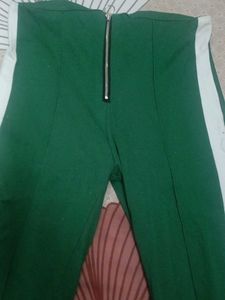 Navy Blue High-Waist Trousers combo