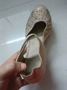 Sparkly Platform Wedge Heels