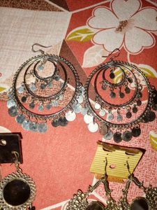Boho Jhumka Earrings Set