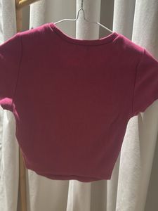 GARAGE Ribbed Crew Neck T-Shirt