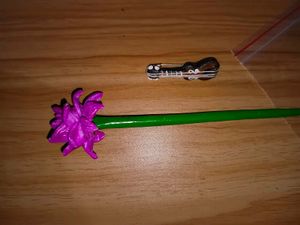 Mini Guitar Hair Clip & Flower  pin