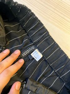 H&amp;M High-Waist Pinstripe Trousers