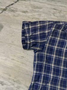 Allister Blue Plaid Short Sleeve Shirt