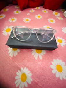 Clear Frame Cat-Eye Glasses
