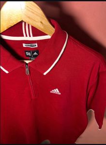 Adidas Red Polo T-Shirt