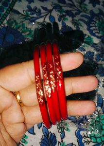Set of Red Bangles