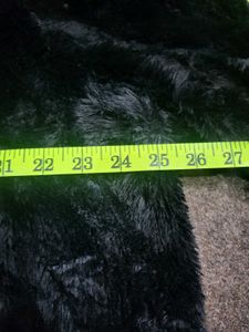 Fuzzy Black Jacket Unisex