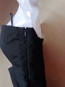 Chic Black off shoulder Dress zara brand new