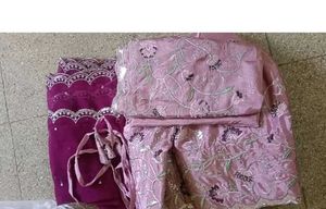 Brand new unstitched Elegant Lavender Lengha