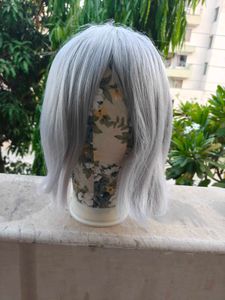 Grey Bob silver cosplay Wig