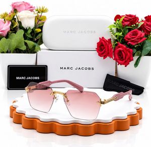 Marc Jacobs Pink Rimless Sunglasses