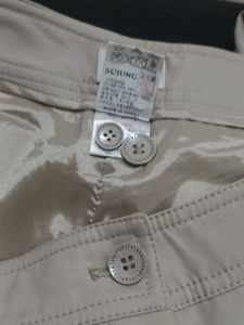 Olivia Lauren Beige Trousers, Size 34