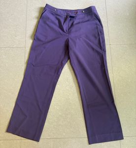Purple formal straight Pants