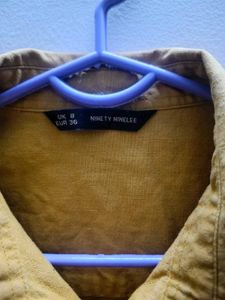 Ninety Ninelee Mustard Yellow Shirt