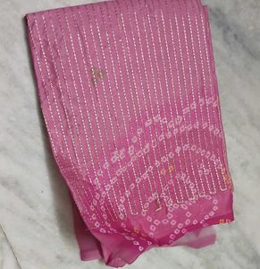 Stunning Pink Rajputi Poshak material