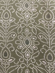 Utsa Olive Green Printed Kurta