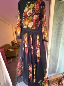 Chic Floral Print Maxi Dress