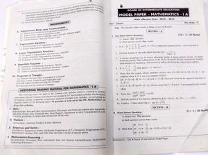 Mathematics I(A) - Intermediate First Year
