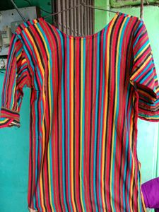Colorful Striped Top rainbow 🌈