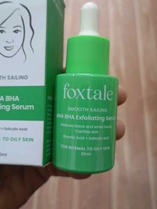foxtale AHA BHA exfoliating serum