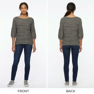 Cozy Striped Boat Neck Sweater