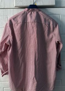 🍉Striped Band Collar Shirt