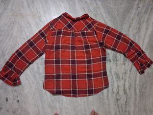 Red Plaid Flannel Shirt