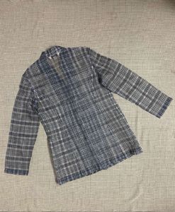 Sheer Plaid Blazer