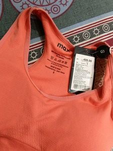 Max Sports Bra - Coral