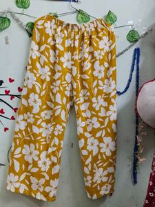 Floral Print Palazzo Pants
