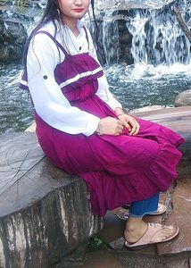 Purple Layered Dress