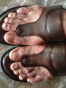 Men's Roadster Brown Leather Sandals