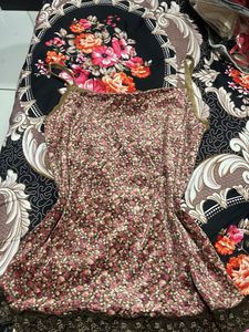 Floral Lace Trim Cami Top