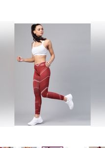 HRX by Hrithik Roshan PrintedWomen Brown Tights
