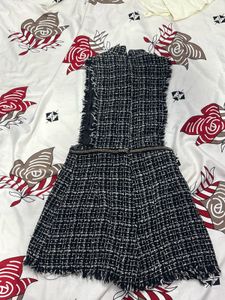 Chic Tweed Mini Dress