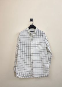 Classic Grid Pattern Men's Shirt