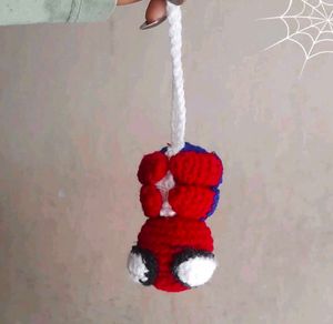 Handmade Crocheted Spidey-Buddy Toy