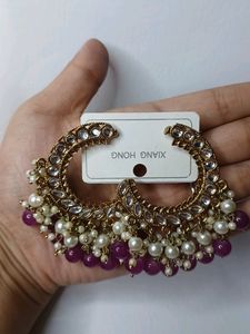 Pandamawat Pearl Stone Earrings