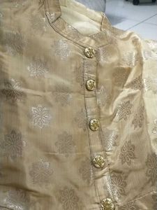 Elegant Beige Ethnic Gown