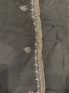 Embellished  suit and sharara (stitched )Set with