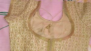 Embroidered Golden Blouse