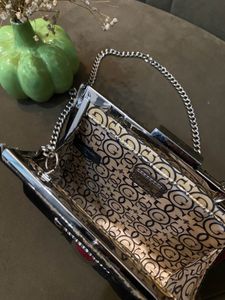 Authentic Guess Black Clutch Bag