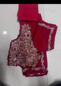 Elegant Red Ethnic Gown