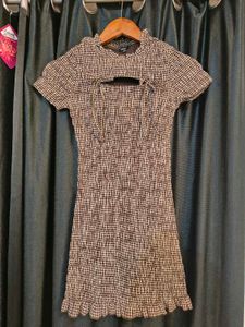 WESTSIDE NUON cute mini bow detail dress