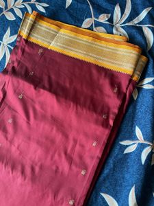Brown Silk Paithani Saree with blouse