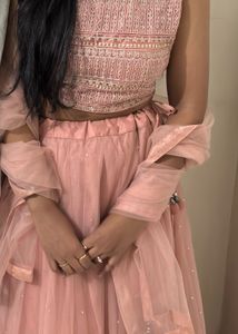 Elegant Pink Lehenga Choli