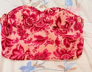 Floral Print Corset Top